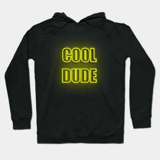 Cool Dude Neon Yellow Hoodie